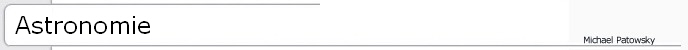 Astronomie