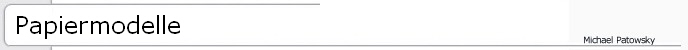 Papiermodelle